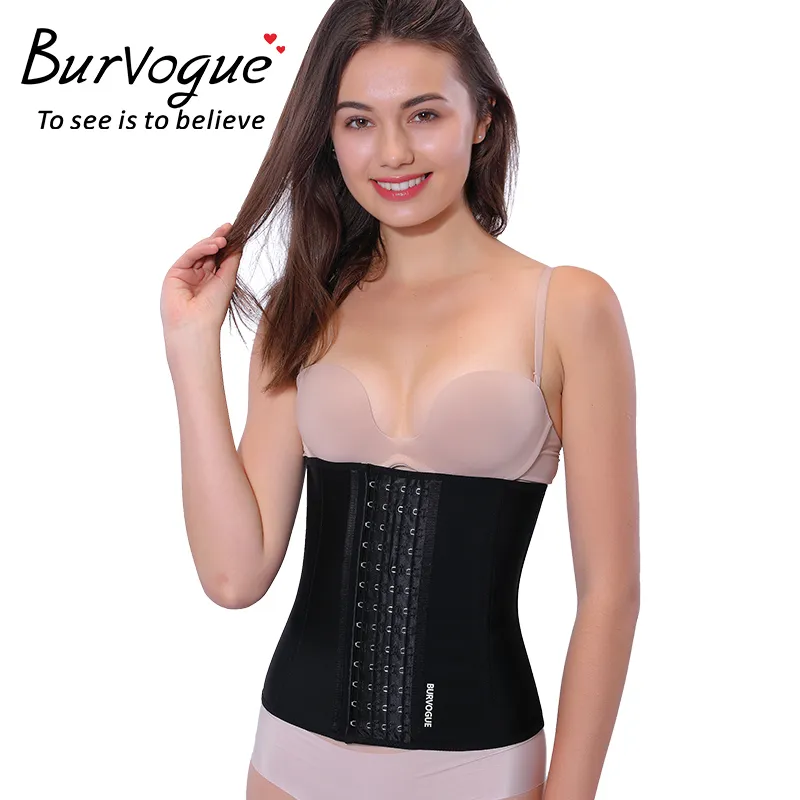 Talje Mave Shaper Burvogue Waist Trainer Korset til Vægttab Kvinder Latex Corset Body Shaper Mave Talje Cincher_voghion.com
