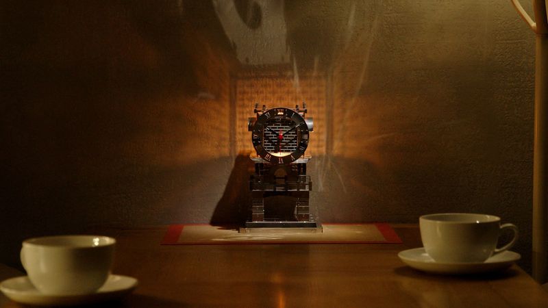 Master of Time desktop working clock tower DIY model kit_voghion.com