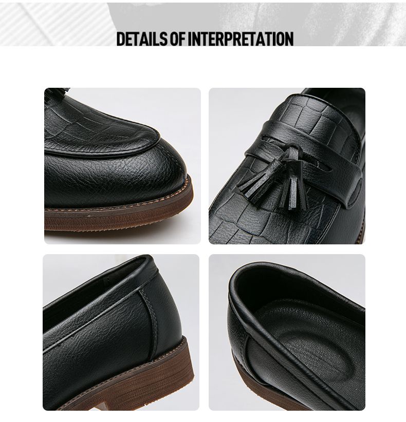 2022 Leren Casual Heren Loafers Band Slip On Mannelijke Dress Schoenen Vrijetijds Stijl Grote Maat 38-47 Goede Slijtvaste Zool_voghion.com