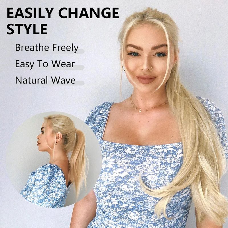 Tail twist micro-roll drawstring wig ponytail elastic internal hair extension chemical fiber ponytail natural drawstring ponytail_voghion.com