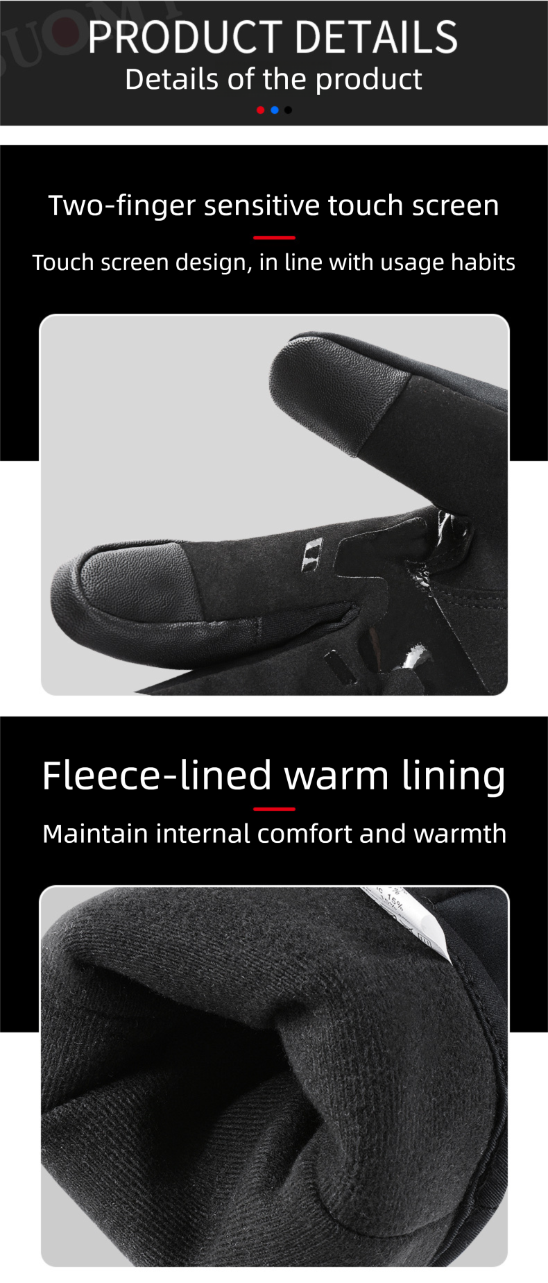 Hochwertige Motorradhandschuhe für Herren im Winter: warm, wasserdicht, verdickt, winddicht, Touchscreen-kompatibel_voghion.com