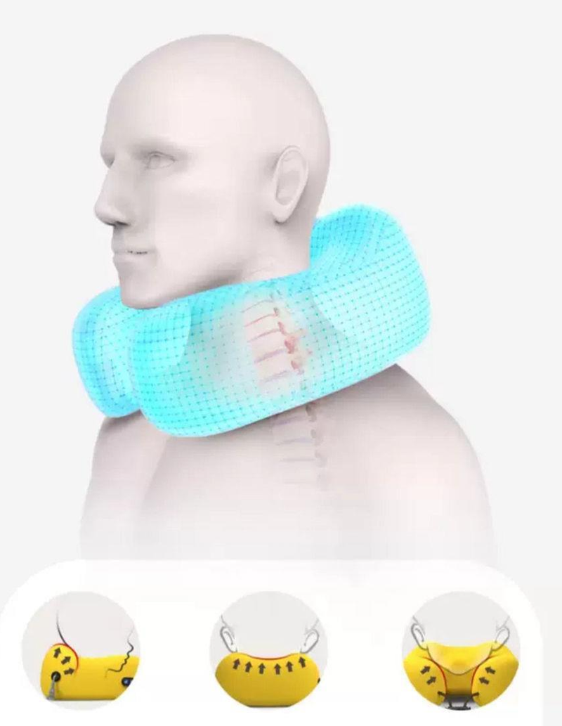 Multifunktionales Nackenmassagekissen in U-Form für Zuhause, unterwegs und im Auto_voghion.com