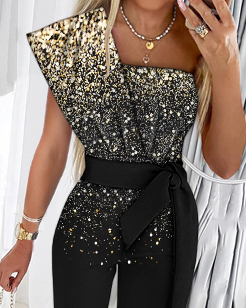 Dametøj jumpsuit med puddertryk_voghion.com