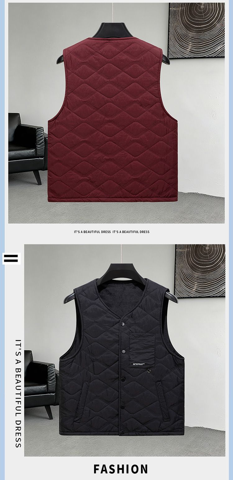 Leichte Steppweste für Herren – Slim Fit-Schichtstück für Freizeit- und Arbeitskleidung_voghion.com