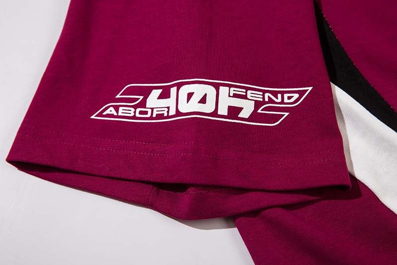 National Tide retro racing dress kontrastfarge bokstav talltrykk kortermet T-skjorte for menn og kvinner sommer gate løs kortermet skjorte_voghion.com