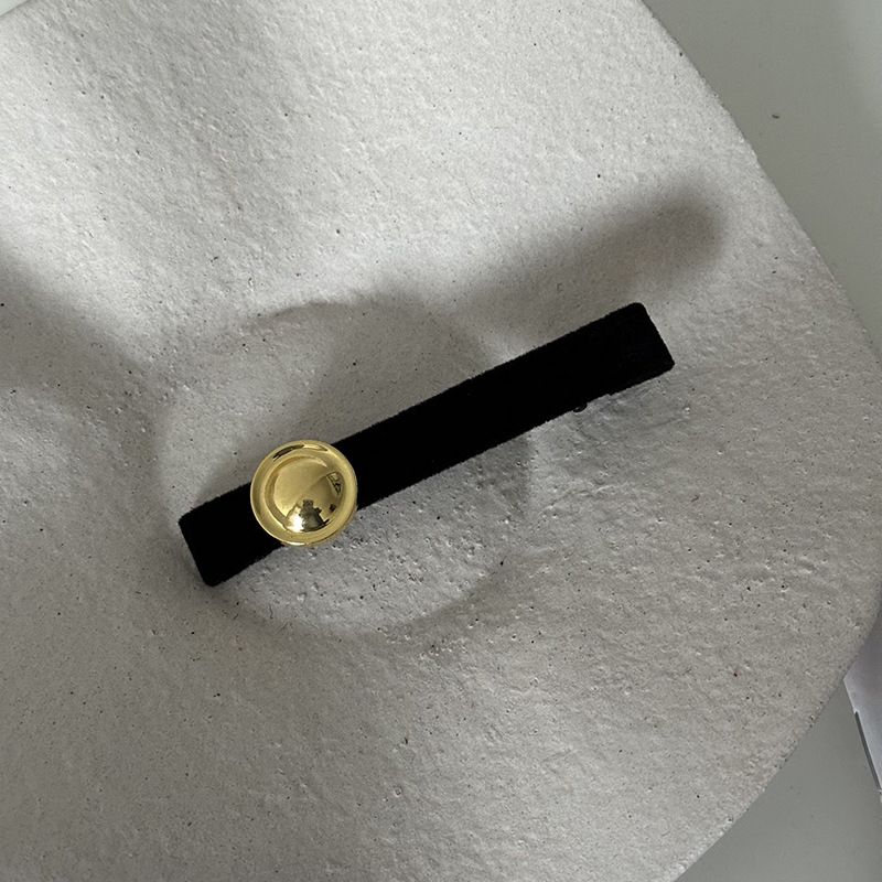 Piccola fibbia in oro nero Curry delicato tutto-fiammifero fermaglio per capelli frangia fermaglio laterale coda di cavallo cordino per capelli nuovi accessori per capelli_voghion.com