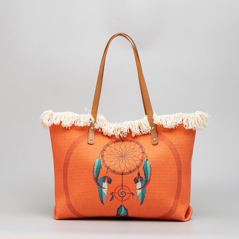 Damentasche im Bohemian-Ethno-Stil aus Segeltuch mit großer Kapazität und Nischen-Design_voghion.com
