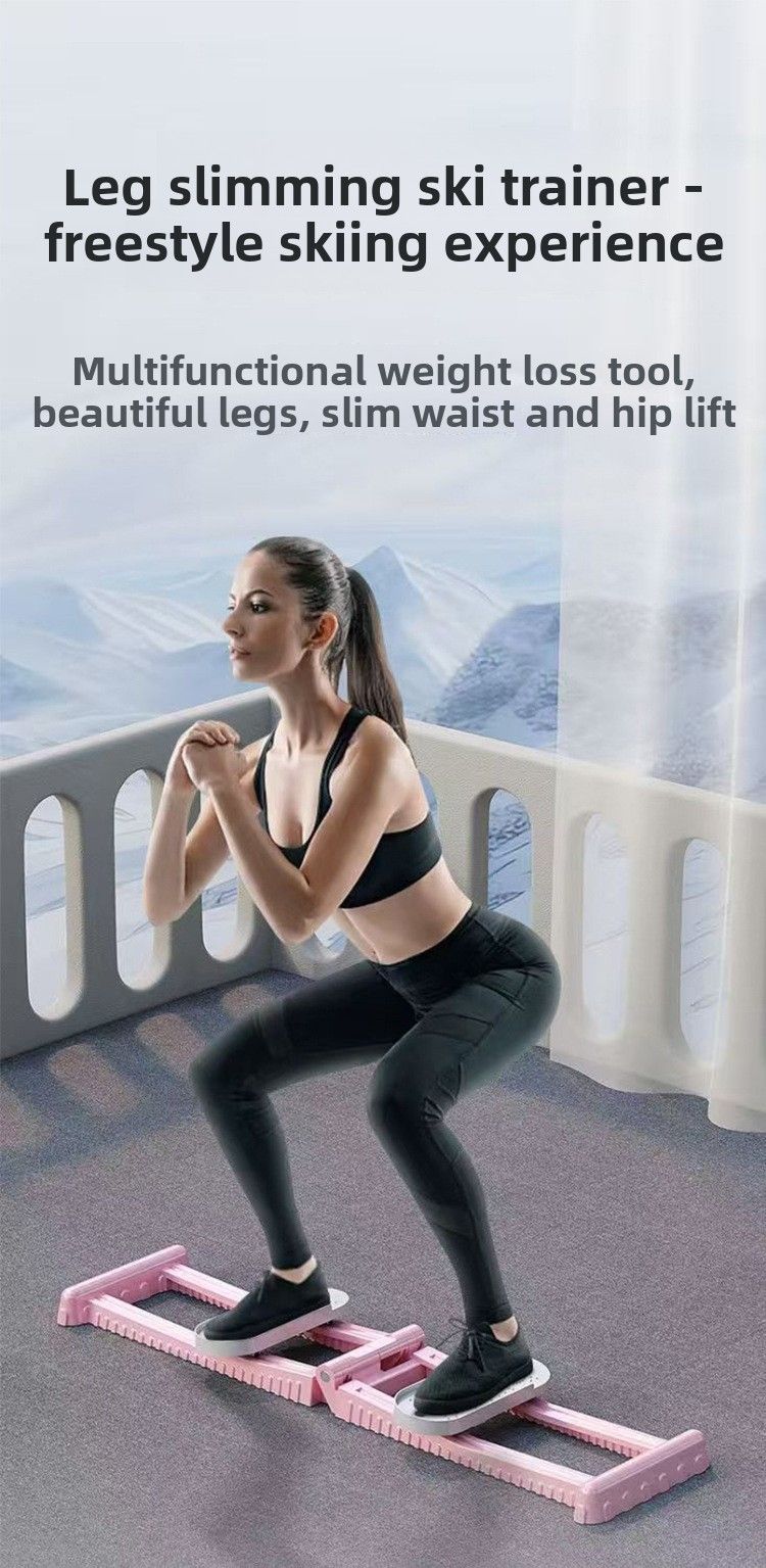 Appareil de musculation du plancher pelvien pour la maison, à utiliser dans le salon : exercice pour les hanches et les jambes, brûle-graisses, cuisses et intérieur, machine à skis_voghion.com