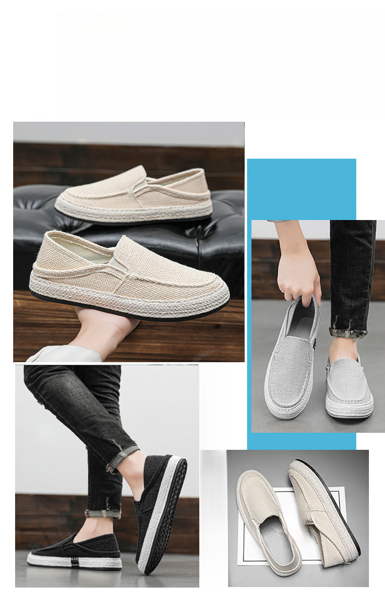 Canvas Summer Atmungsaktiv 2024 Männer Casual Villsäiteg Rutschfest Anti-Geroch Soft Sohle Board Schong_voghion.com
