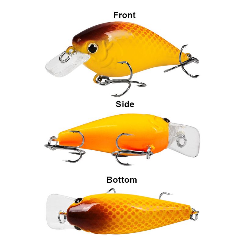 Bionic BKB Hook Lure Rock Fat 6 Colors Hard Bait 7cm-13g Fishing Gear DW407_voghion.com