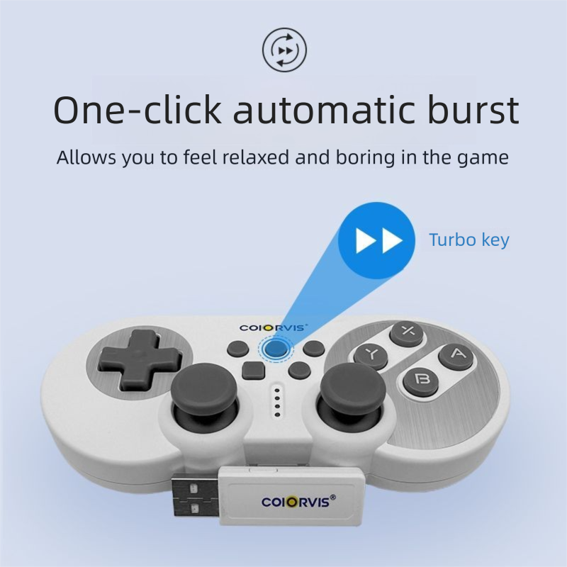 Controller di gioco wireless per PC Bluetooth COIORVIS Original Switch Pro Classic con grilletto meccanico_voghion.com