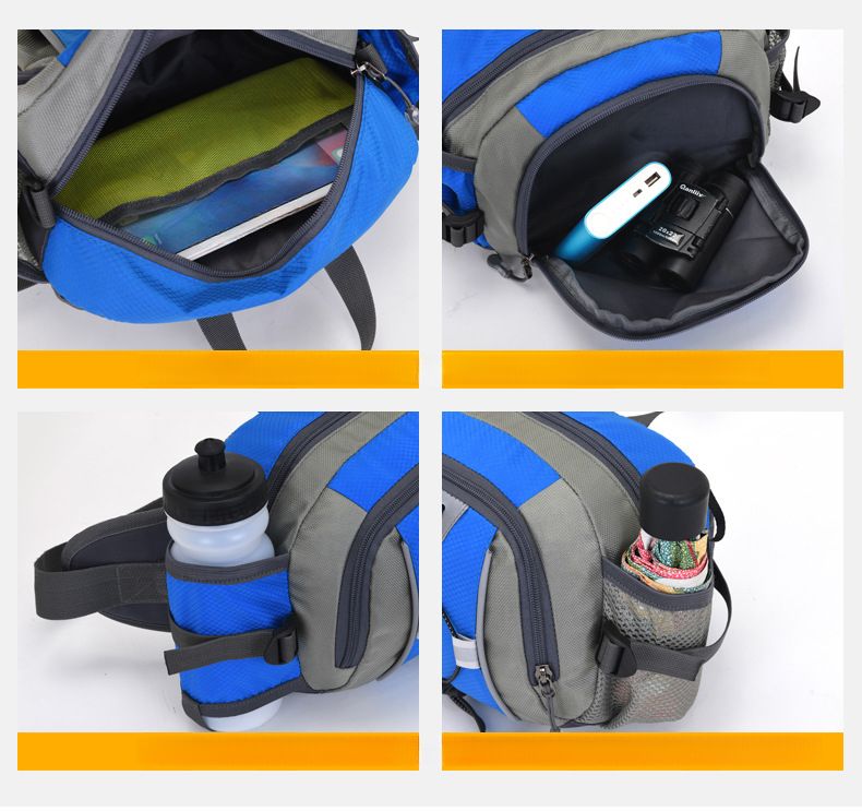 Borsa a tracolla impermeabile multifunzionale da alpinismo di grande capacità con marsupio_voghion.com