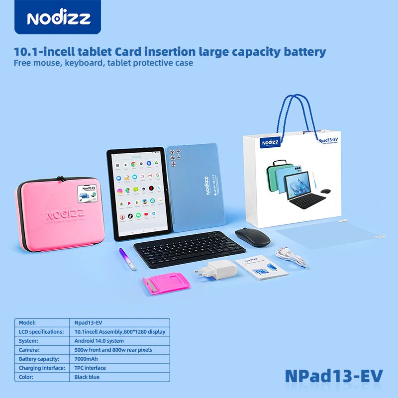 Tablets New Npand13 EV Smart Tablet Augenschutz Bildschirm AI Supervisor 10,1 Zoll Aufbewahrungstasche_voghion.com