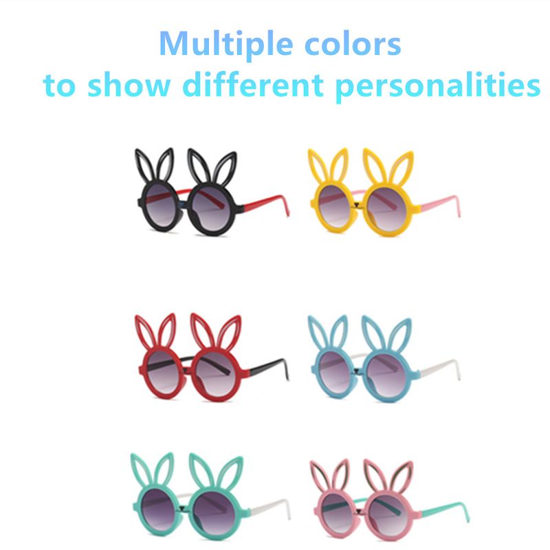 Modna nova otroška sončna očala, risana zajčja oblika, deklice, fantje, otroci, sončna očala, okrogla, cosplay očala, ljubka otroška senčila_voghion.com