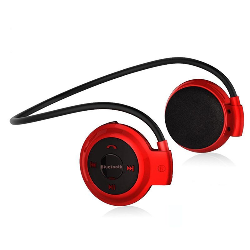 Lecteur MP3 Casque Bluetooth, Casque de sport sans fil Lecteur MP3 avec radio FM, Écouteur stéréo Carte TF MP3 Max jusqu'à 32 Go_voghion.com