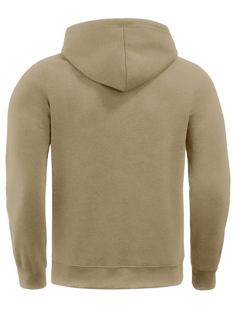 Herrenbekleidung Einfarbig Schweres Retro Frühling Herbst Winter Herren Fleece Top Jacke Einfarbig Reißverschluss Sweatshirt_voghion.com