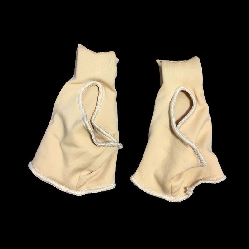 Correttore per dita dei piedi valghe in tessuto più colla in silicone per osso dell'alluce antiusura correzione alluce valgo silicone interno_voghion.com