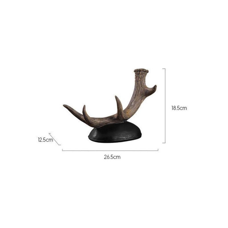 European Style Antler Cabinet High-end Home Entrance Liquor Bottle Wine Rack Decoration_voghion.com