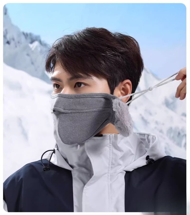 Warm Mask With High-Value Women's Cycling Mask, Autumn Winter Cold-Pro, Fleece-Lined, Ear And Face Protection,_voghion.com