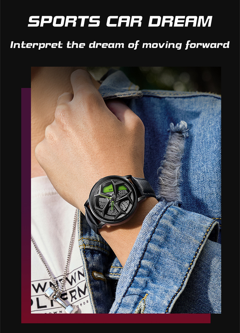 Stahlband rotierende Trend Mode wasserdicht Student cool Herrenuhr einfach_voghion.com