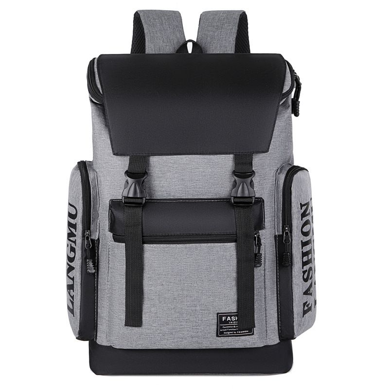 Large Capacity Computer Bag Backpack Men's Schoolbag Casual Multi-functional Backpack_voghion.com