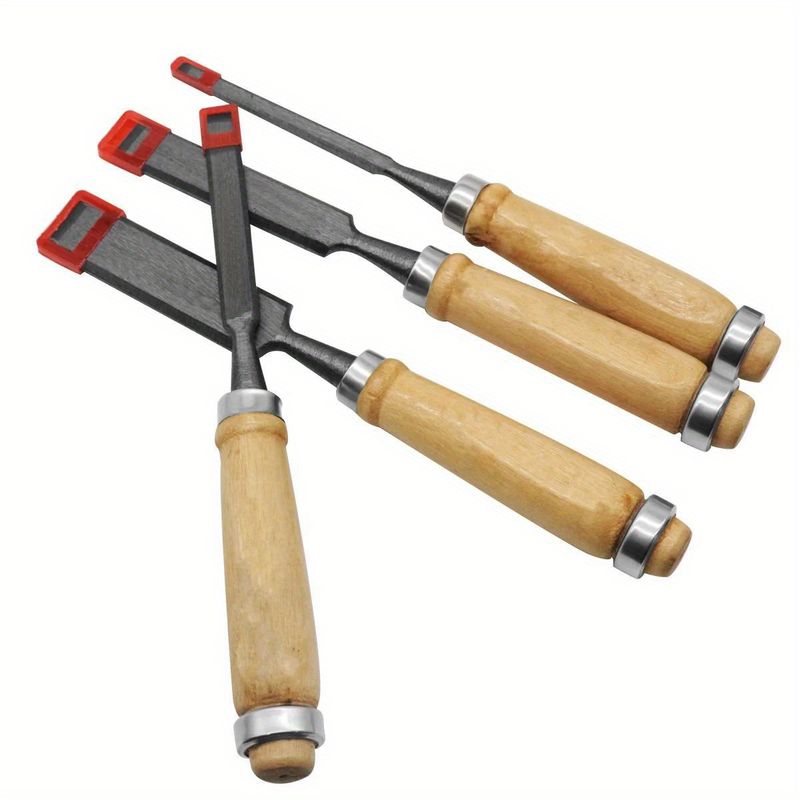 8/12/16/20mm 4-delige houtsnijbeitelset Professioneel voor houtbewerking met ergonomische houtsnijgereedschappen DIY-hulpgereedschappen_voghion.com