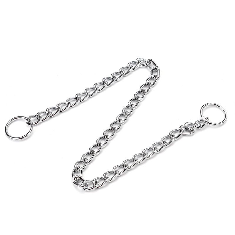 Flat P Neck Strap Collar Pet Large Dog Chain_voghion.com
