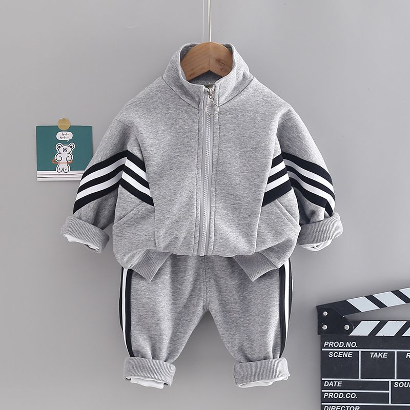 Children's Sports Two Piece Suit Handsome Baby Boy Clothes Stylish Children's Spring And Autumn Children's Clothing Boys One Piece Delivery_voghion.com