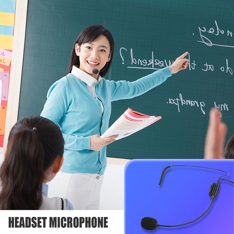 Speech Wireless Microphone Lapel Headset Mini Portable Receiver Transmitter UHF Professional Public Speaking Plug And_voghion.com