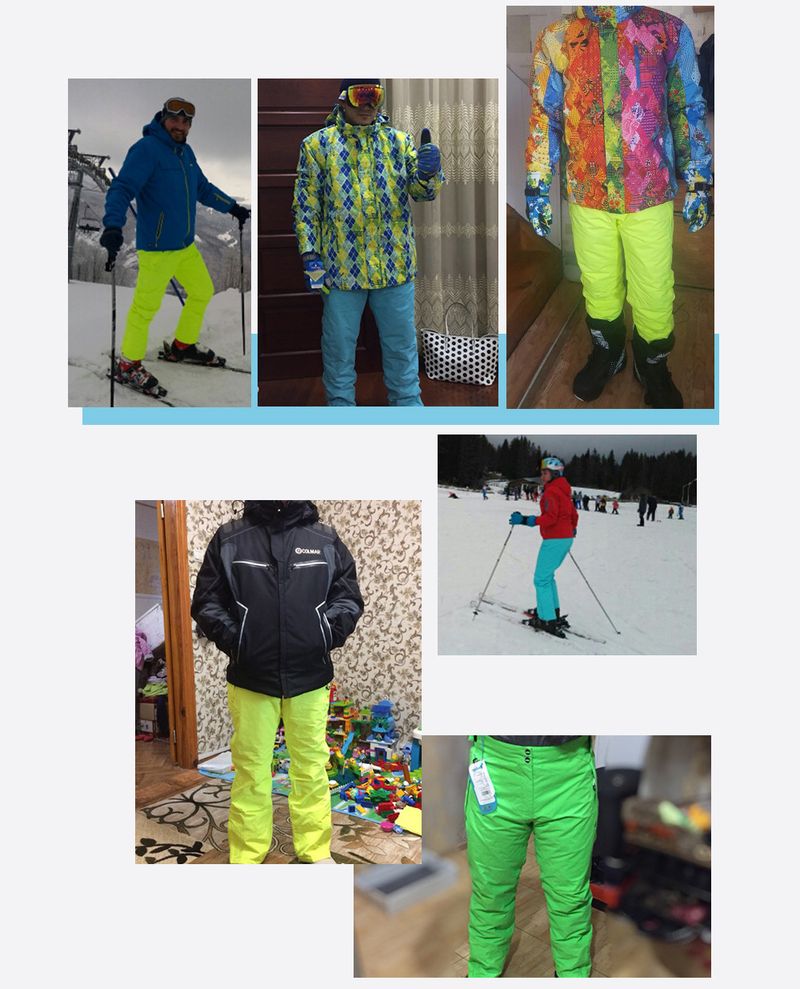 001 Sınır Ötesi Phibee Elephant Erkek Kayak Yetişkin Açık Hava Kalınlaştırılmış Kargo Pantolon Tek Parça Dropshipping_voghion.com