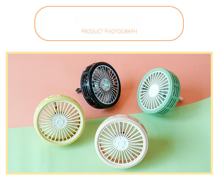 Flash F203A USB Ventilatore Luce di Sfiato LED Forniture Creative per Interni Auto_voghion.com