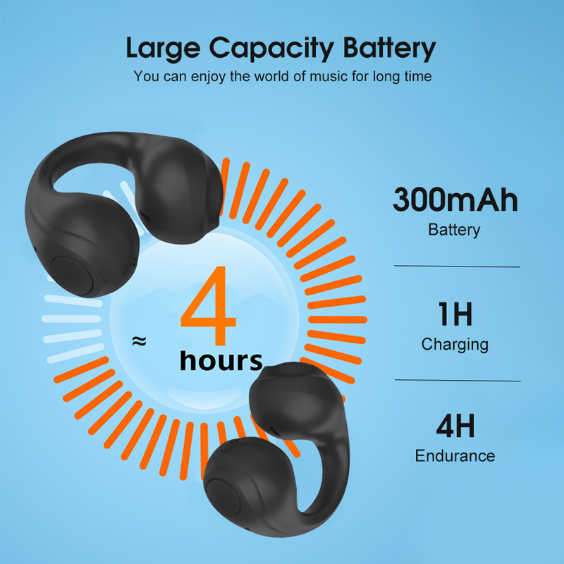 Born True Wireless Earbuds Mini-Kopfhörer Stereo-Kopfhörer Bluetooth 5.0 Sport-Ohrhörer Knochenleitungsköpfe_voghion.com