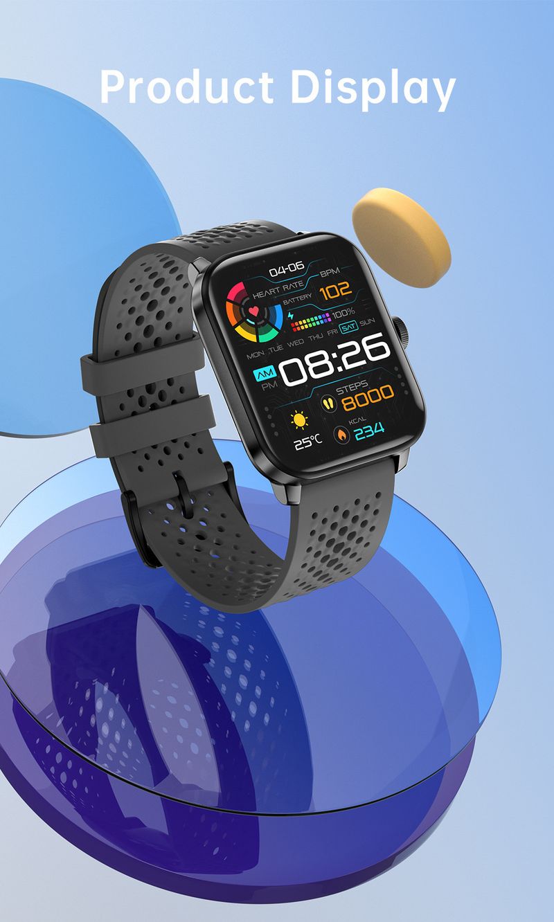 Akıllı Saatler Bluetooth Aramalar Kalp Atış Hızı Müzik Kontrolü Akıllı Bileklikler Spor Saatleri_voghion.com