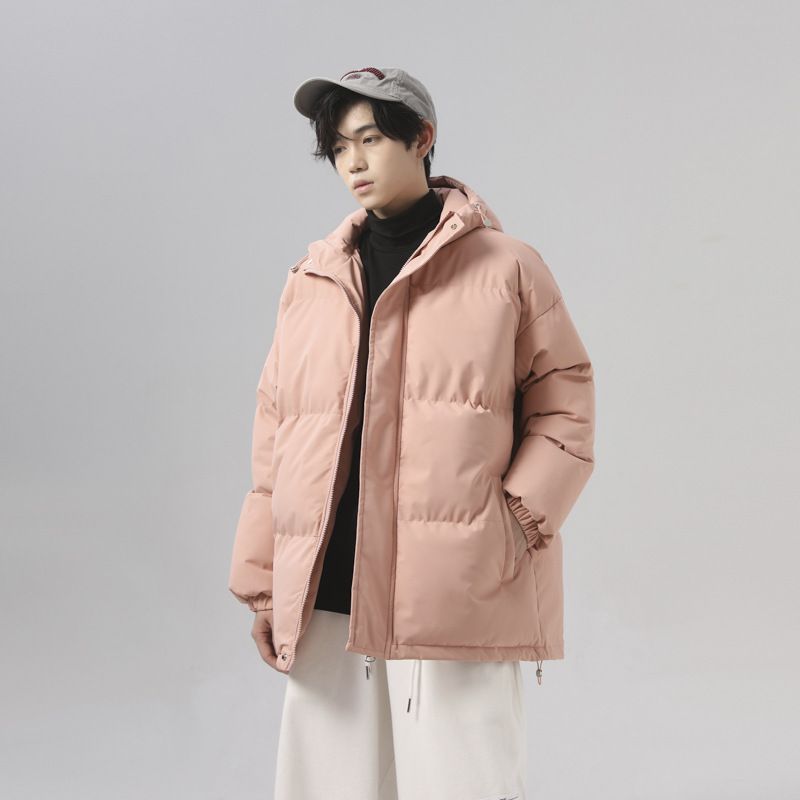 Giacca unisex invernale con cappuccio, impermeabile, spessa, casual, in cotone, per coppia_voghion.com