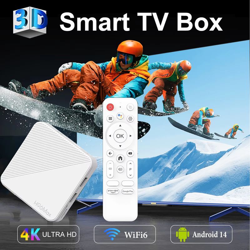 96 Max H313 Android Stick Allwinner Quad Core 4K HDR Wifi Voice Assistant 2GB 16GB Game Media Player Smart TV Box_voghion.com