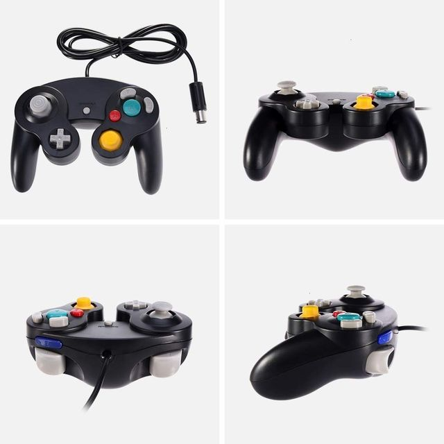 Gamecube kontrollerhez USB vezetékes kézi joystick kompatibilis Nintendo NGC GC kontrollerhez MAC számítógéphez PC gamepad_voghion.com
