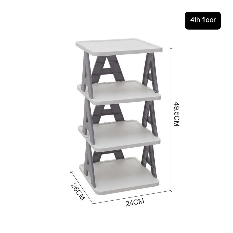 5/6/7/8 Tiers Shoe Rack Storage Shelf Display Stand Organiser Unit Cabinet White_voghion.com
