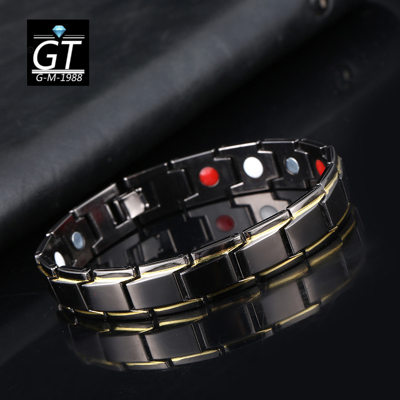 Yunjin afneembare magnetische armband magnetische armband voor heren van legering_voghion.com