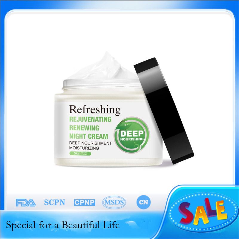 Face Moisturizing Facial Night Cream With Skin Color Correction Soybean Niacinamide_voghion.com