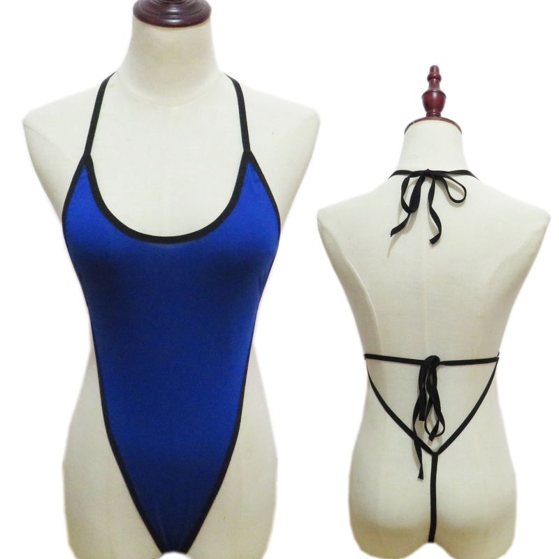 Intieme mini badpak badmode dame sexy perspectief eendelig driepunts bikinipak 384_voghion.com