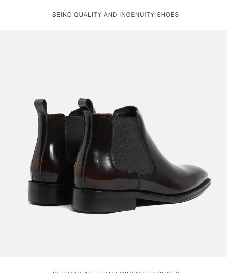 Martin Boots Herren High-Top-Schuhe Mittelhohe Kurze Stiefel Outdoor Herrenstiefel Erhöhende Mittlere Stiefel Herren_voghion.com