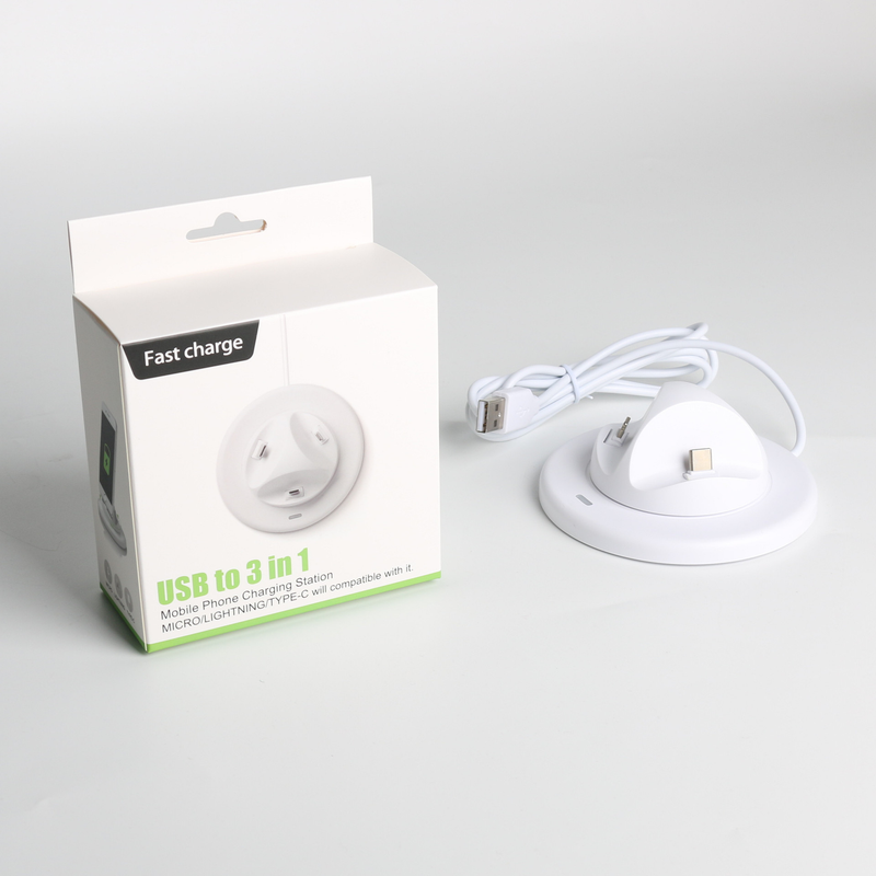 Best Selling Creative Mobile Phone Charger 3-in-1 Charging Base Suitable for Apple Mobile Phone Holder_voghion.com