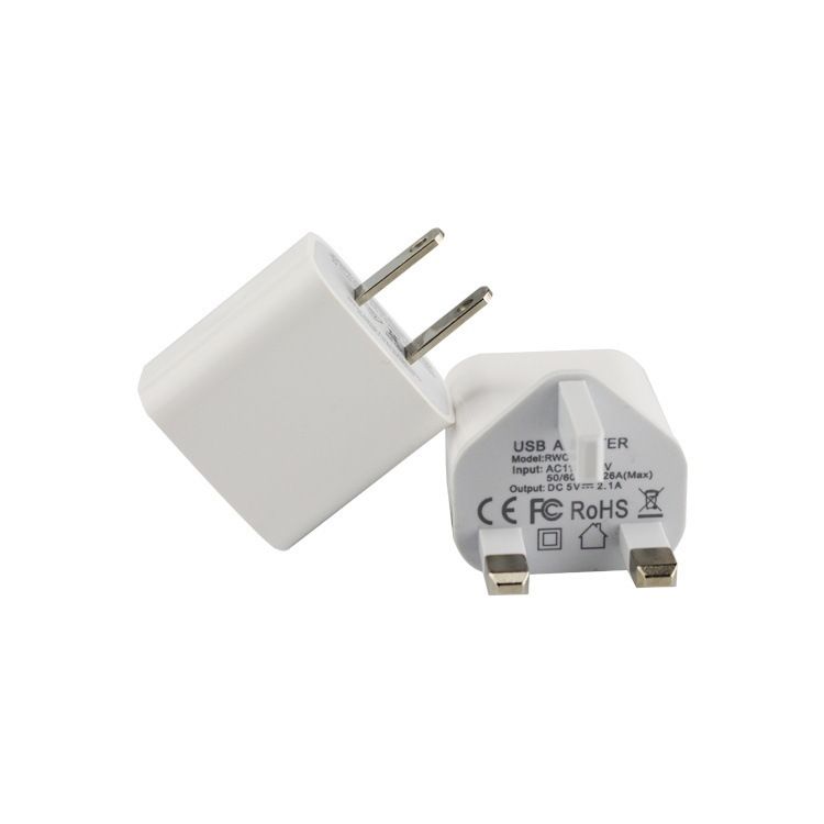 US-Standard-Ladegerät 5V2A Schnelladapter 6. Generation Dual USB Handy Ladekopf_voghion.com