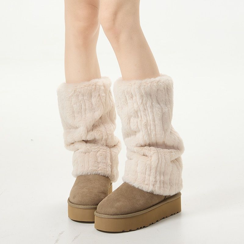 Voyage Cross-Border Pile Socks Set For Women, Autumn And Winter New Style, Women's Warm Leg Warmers, Trendy Versatile Foot_voghion.com