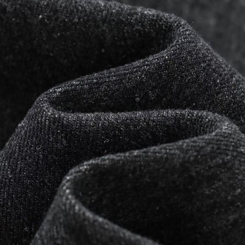 Damen 2024 Herbst/Winter neues Langarmhemd aus gewaschenem Denim mit Schnürung_voghion.com