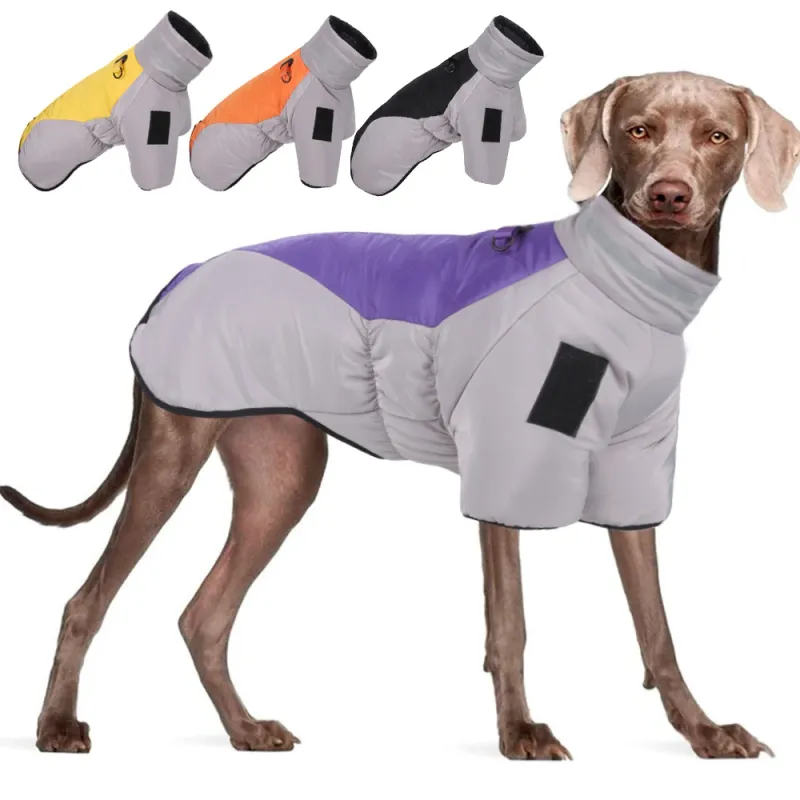 Dog Jacket Winter Warm Clothes For Medium And Large Dogs Waterproof Pet Coat Labrador Costume Golden Retriever Vest By PawParty Store_voghion.com