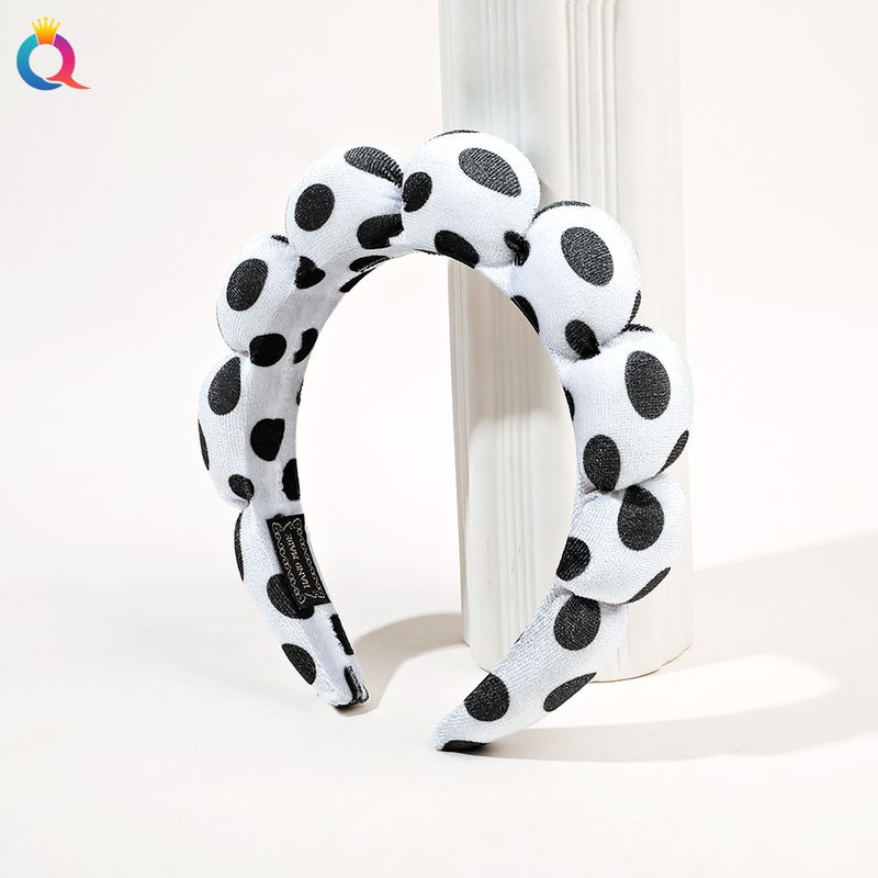 Fascia per capelli da spa - Fascia per capelli in spugna con morbida schiuma per chioma alta, trucco e cura della pelle_voghion.com