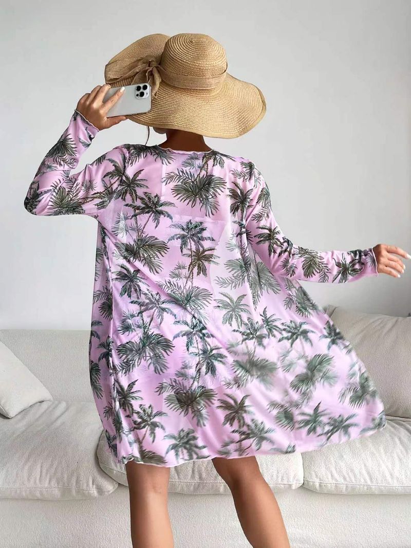 Mingyi New Multi-color Mesh Cover-up Fashion Sexy Three-piece Set With Leg-length Pants Women's Swimsuit_voghion.com