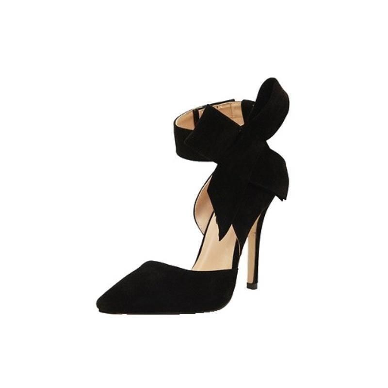New Women Pumps Shoes Fashion Bow High Heels Shallow Classic Pointed Toes Heels Stilettos Empty Thin Jazz Dance Wedding Shoes_voghion.com