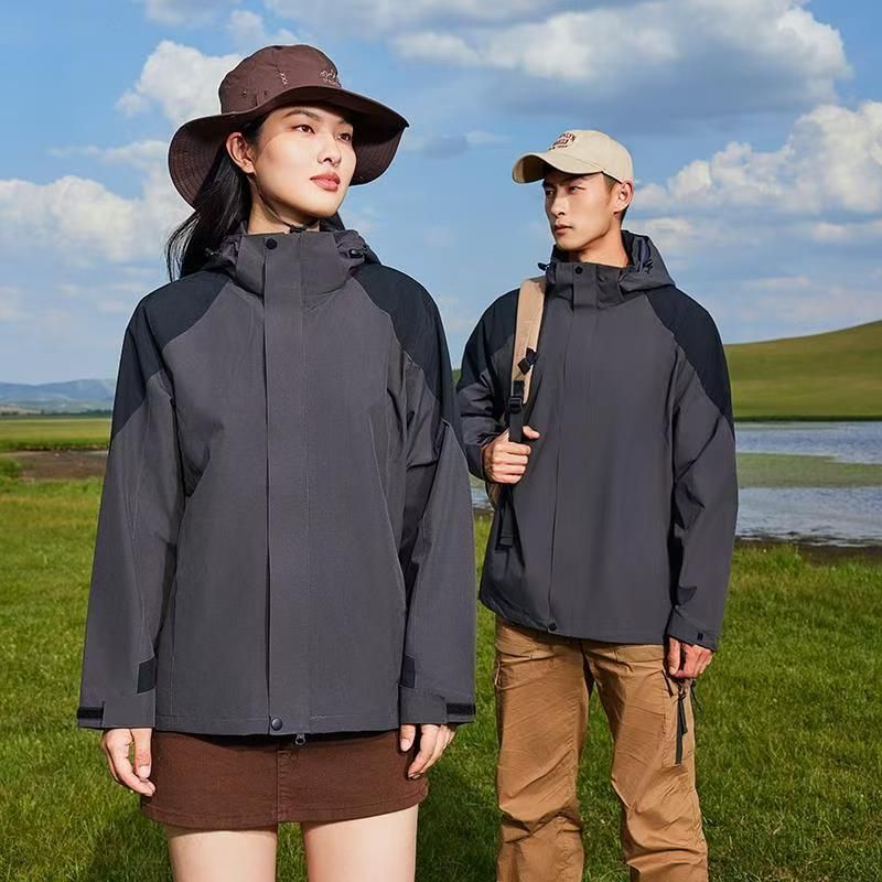 Outdoor assault jacket for women and men in spring and autumn, new thin design, single-layer windproof and waterproof workwear jacket, hiking suit jac_voghion.com